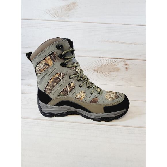 Rustic Ridge Hunting Boots Real Tree Camo size 11.5 M style 1742275 NEW - Picture 8 of 16